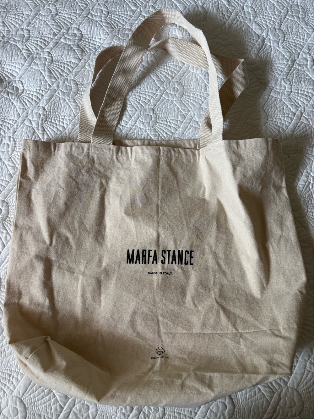 Marfa Stance organic cotton natural tote